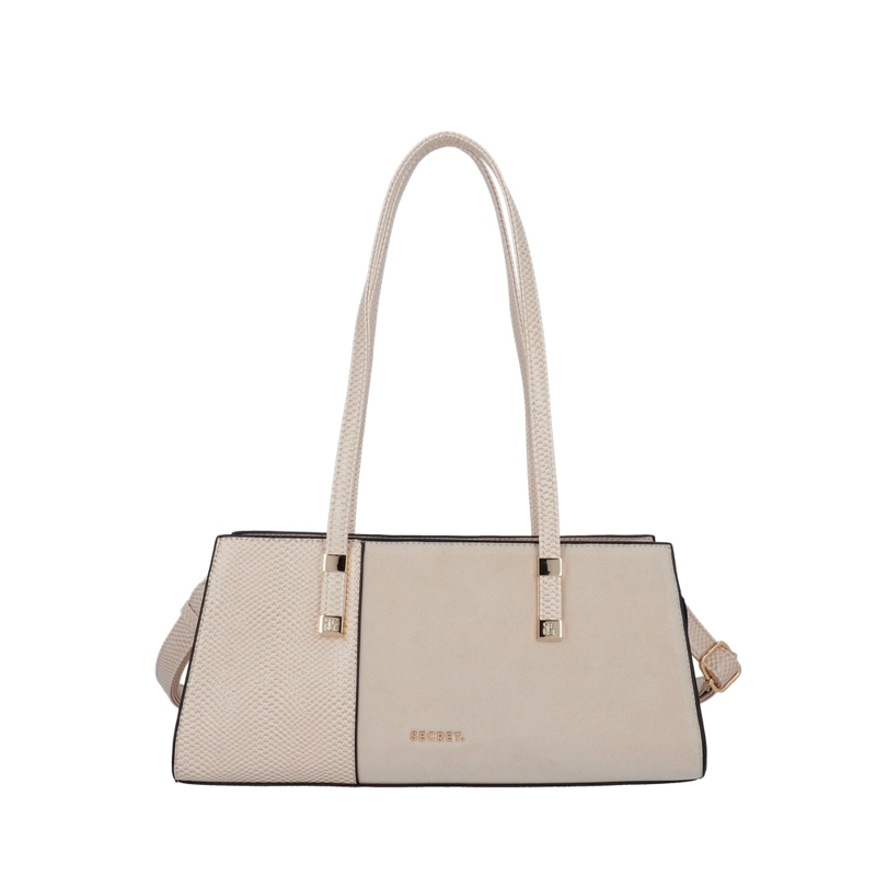 CARTERA DE MANO SECRET ZAGREB SC7 GRANDE BEIGE - 1