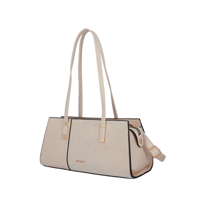 CARTERA DE MANO SECRET ZAGREB SC7 GRANDE BEIGE - 2