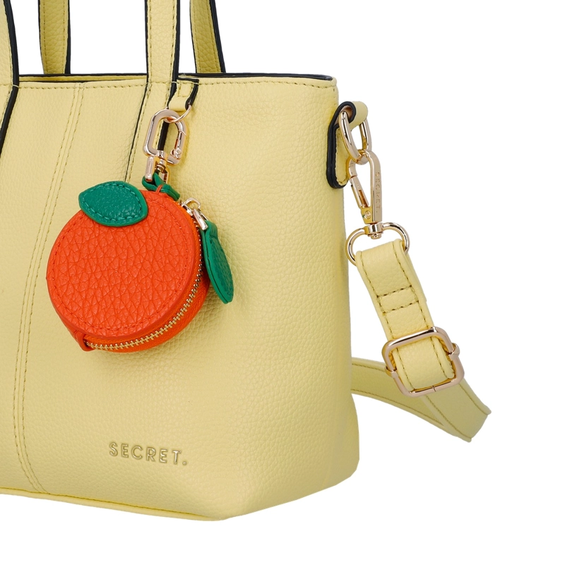CARTERA BANDOLERA SECRET ARUBA SC7 MEDIANA AMARILLO - 5