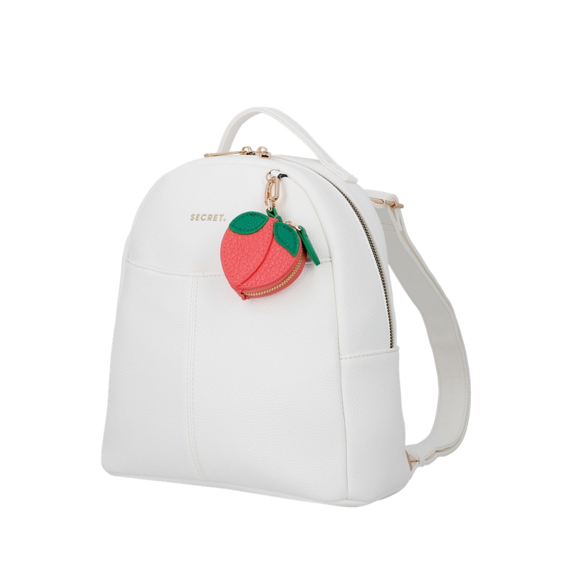 MOCHILA DE MUJER SECRET ARUBA SC7 MEDIANA BLANCO - 2