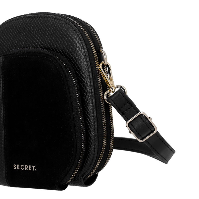 PORTACELULAR DE MUJER SECRET ZAGREB SC7 GRANDE NEGRO - 5