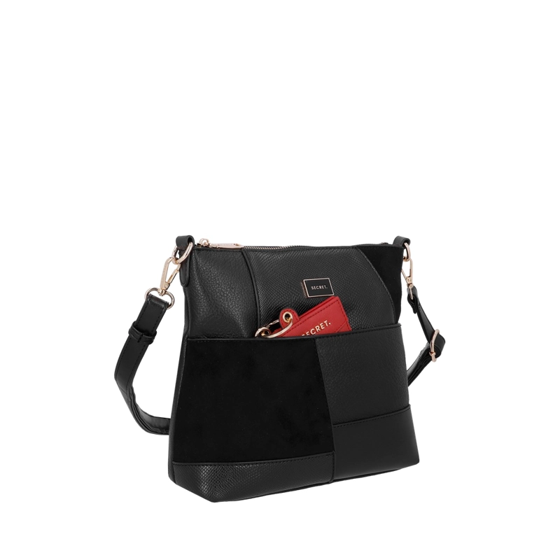 BANDOLERA SECRET CRACOVIA ST6 L NEGRO - 6