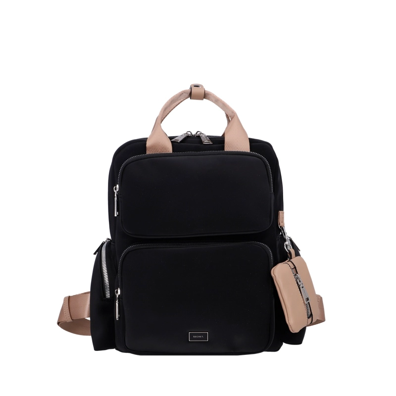 MOCHILA SECRET ORLANDO ST6 M NEGRO - 1