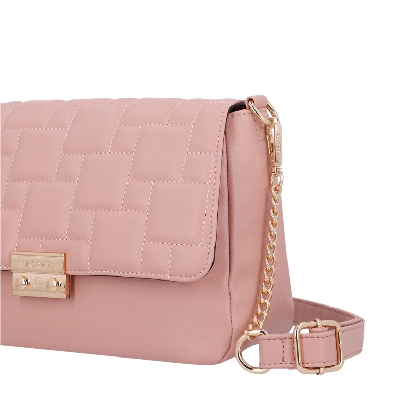 BANDOLERA SECRET TAVETA ST6 M ROSADO - 5