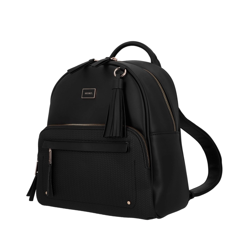 MOCHILA SECRET AKRANESS ST6 M NEGRO - 2