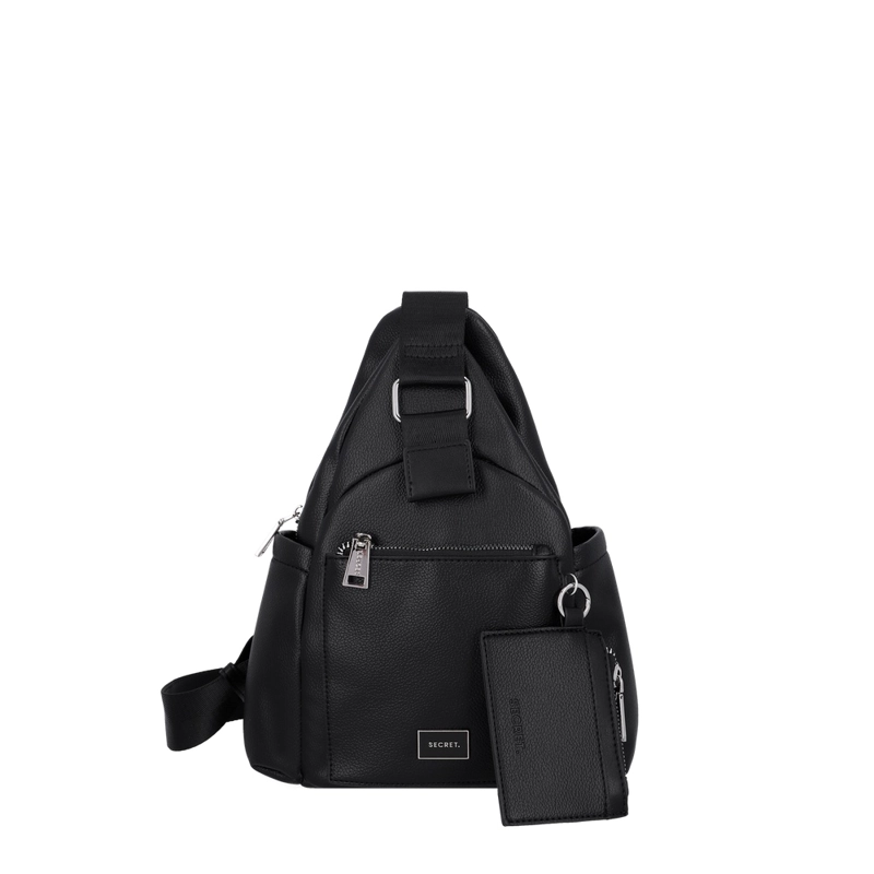 BANDOLERA CRUZADA SECRET NARA ST6 M NEGRO - 1