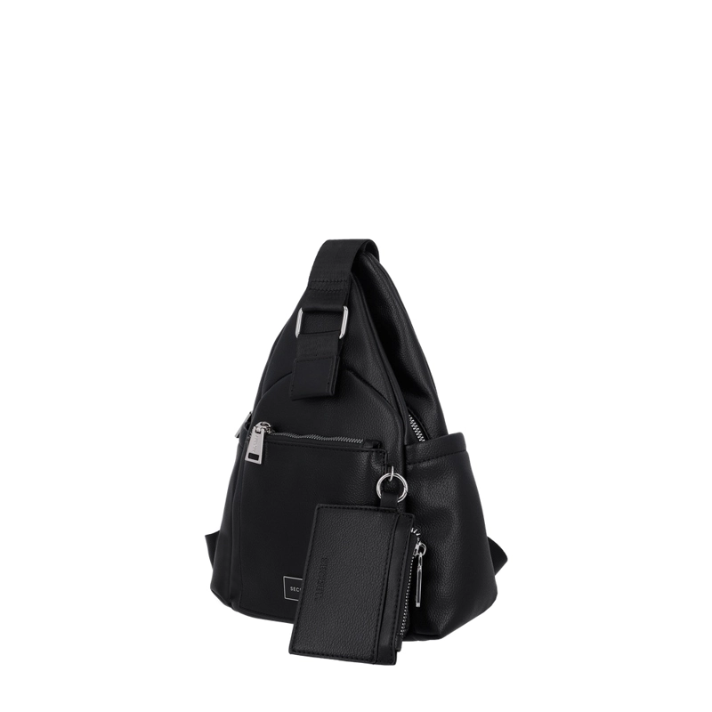 BANDOLERA CRUZADA SECRET NARA ST6 M NEGRO - 2