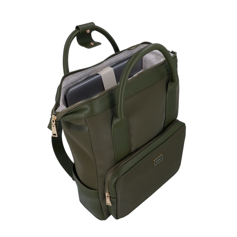 MOCHILA NOTEBOOK SECRET TRENTO ST6 VERDE 15' - 4