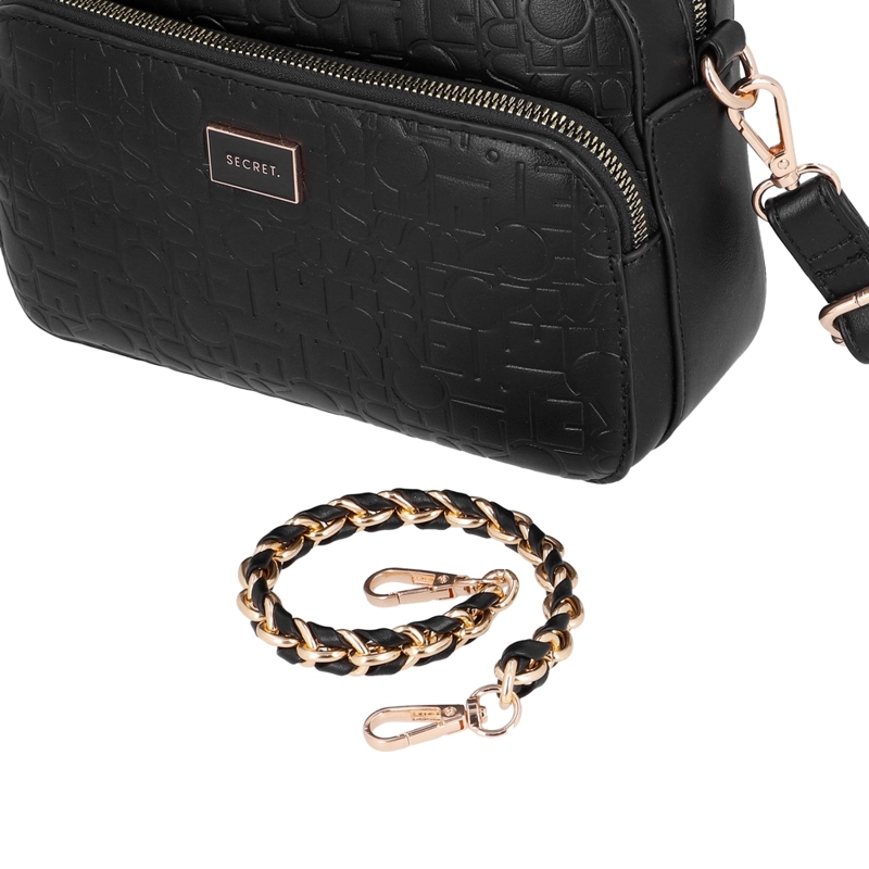 BANDOLERA SECRET AMBERES ST6 S NEGRO - 6
