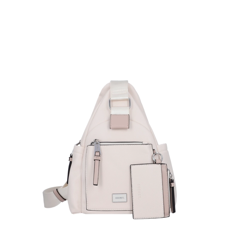 BANDOLERA CRUZADA SECRET NARA ST6 M BEIGE - 1