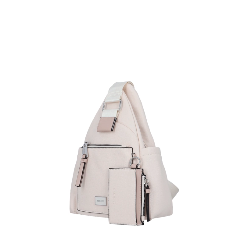 BANDOLERA CRUZADA SECRET NARA ST6 M BEIGE - 2
