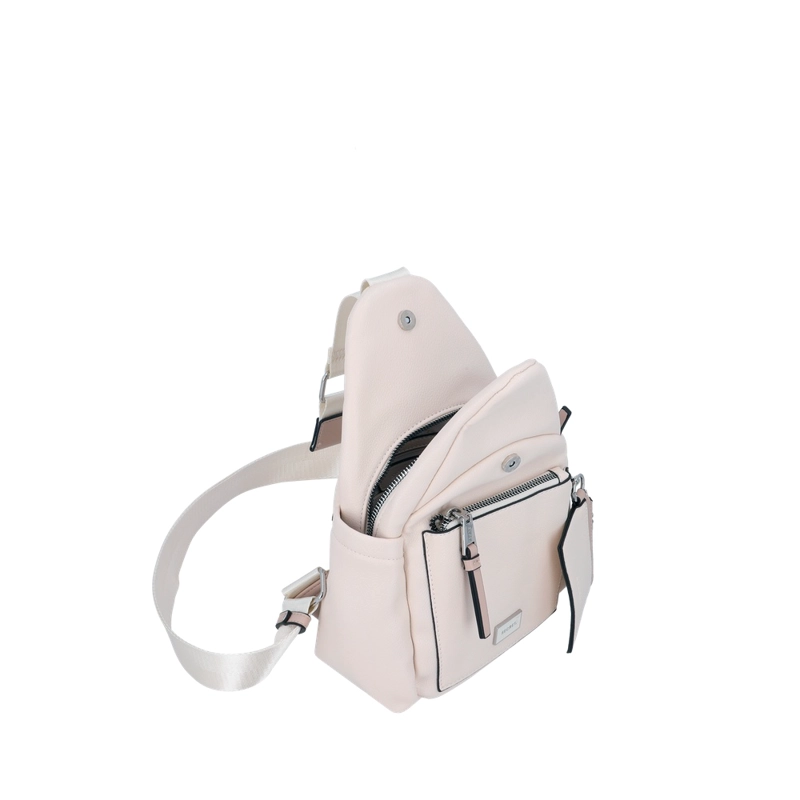BANDOLERA CRUZADA SECRET NARA ST6 M BEIGE - 4
