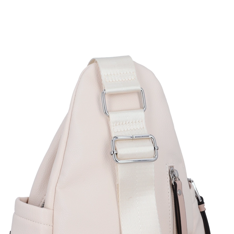BANDOLERA CRUZADA SECRET NARA ST6 M BEIGE - 5