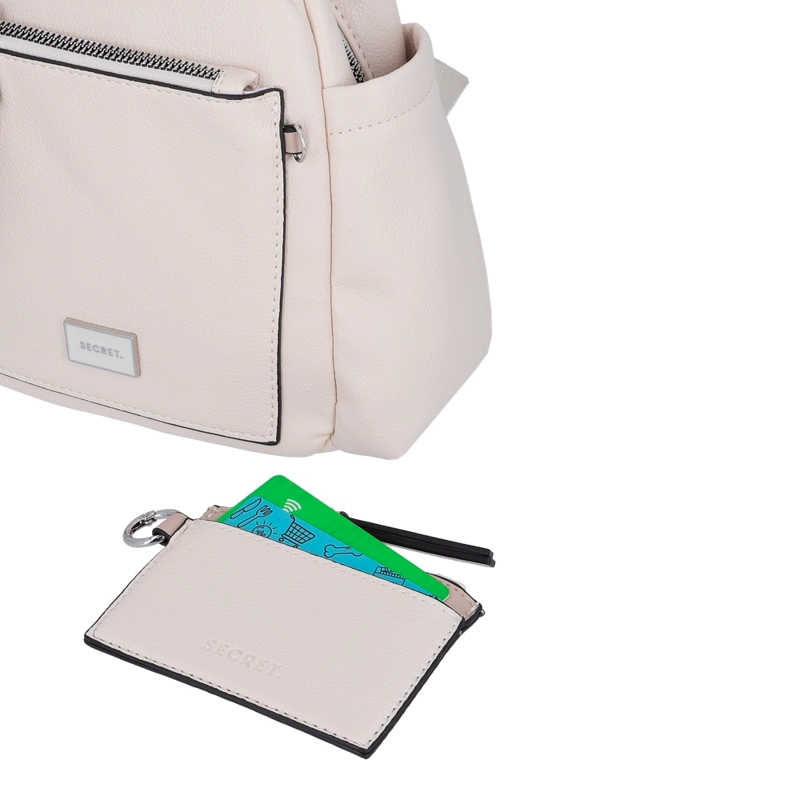 BANDOLERA CRUZADA SECRET NARA ST6 M BEIGE - 6