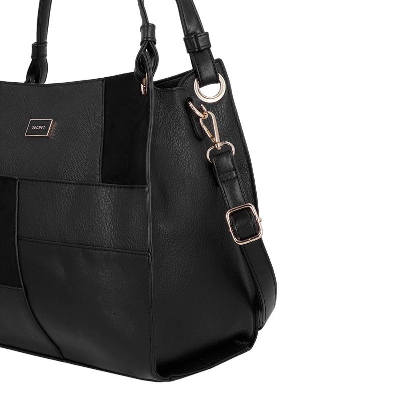 CARTERA DE HOMBRO SECRET CRACOVIA ST6 L NEGRO - 5