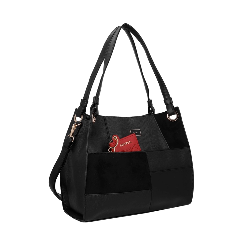 CARTERA DE HOMBRO SECRET CRACOVIA ST6 L NEGRO - 6