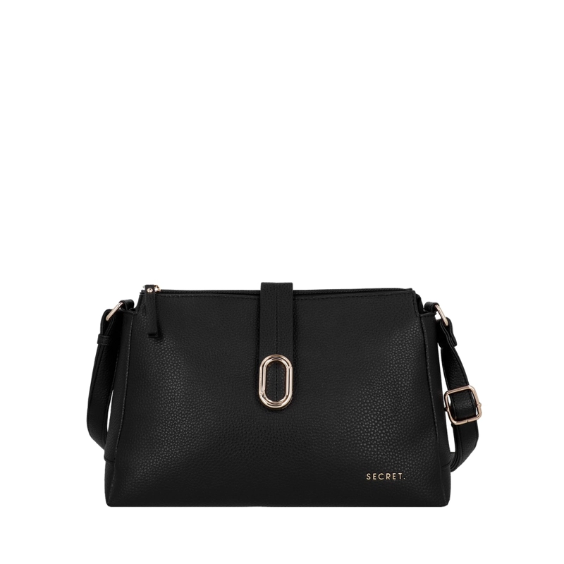 CARTERA BANDOLERA SECRET SOFIA SC7 MEDIANA NEGRA - 1