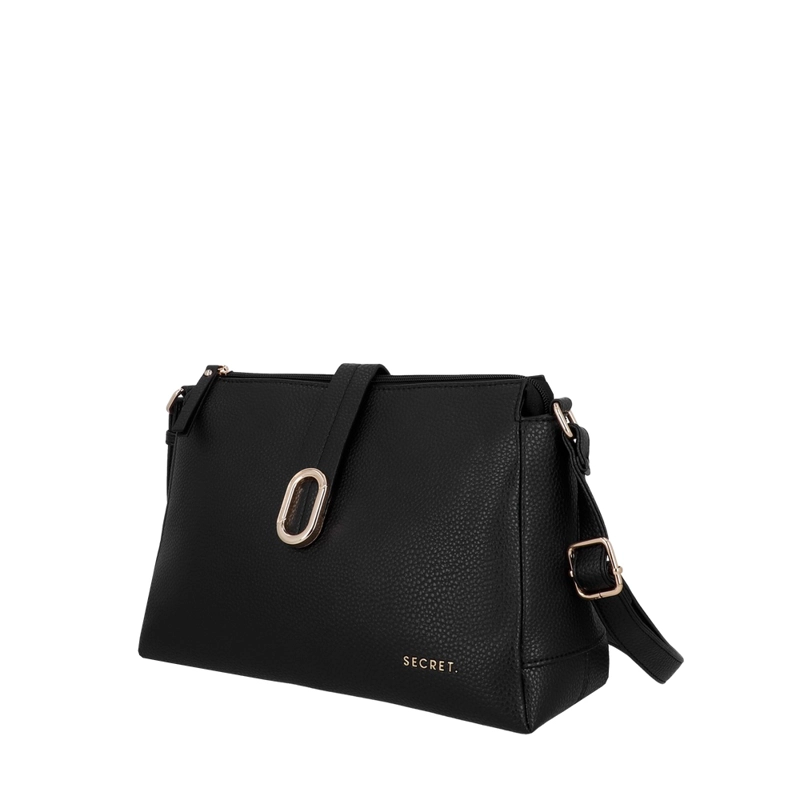 CARTERA BANDOLERA SECRET SOFIA SC7 MEDIANA NEGRA - 2