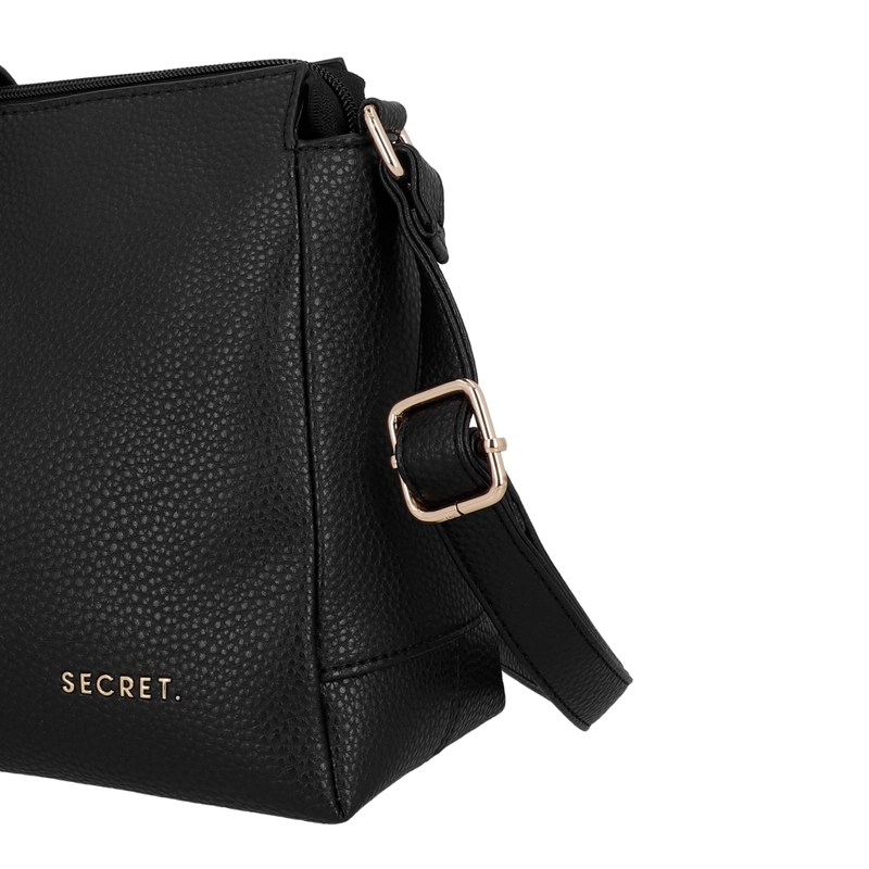 CARTERA BANDOLERA SECRET SOFIA SC7 MEDIANA NEGRA - 5