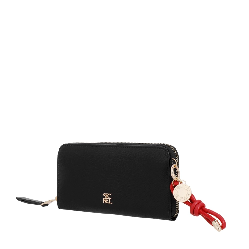 BILLETERA DE MUJER SECRET KANSAS SC7 EXTRA GRANDE NEGRA - 2