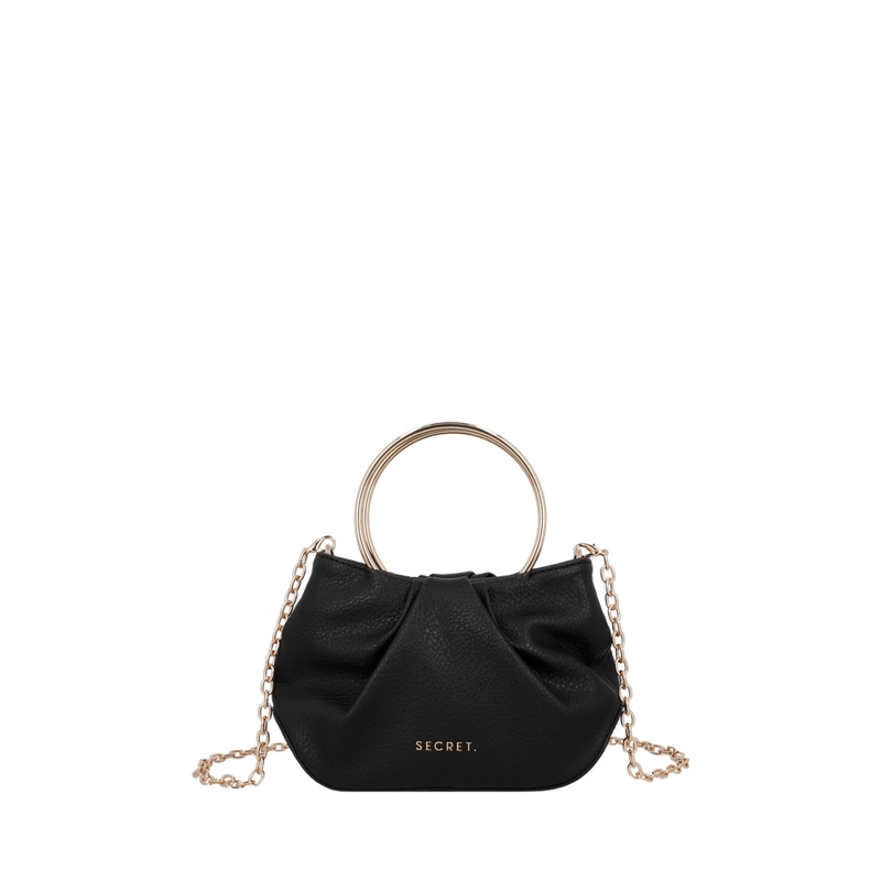 CARTERA DE FIESTA SECRET FETE SC7 MINI NEGRA - 1