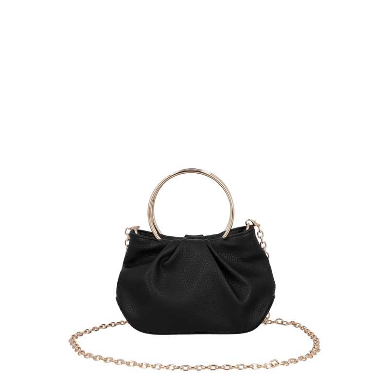 CARTERA DE FIESTA SECRET FETE SC7 MINI NEGRA - 3