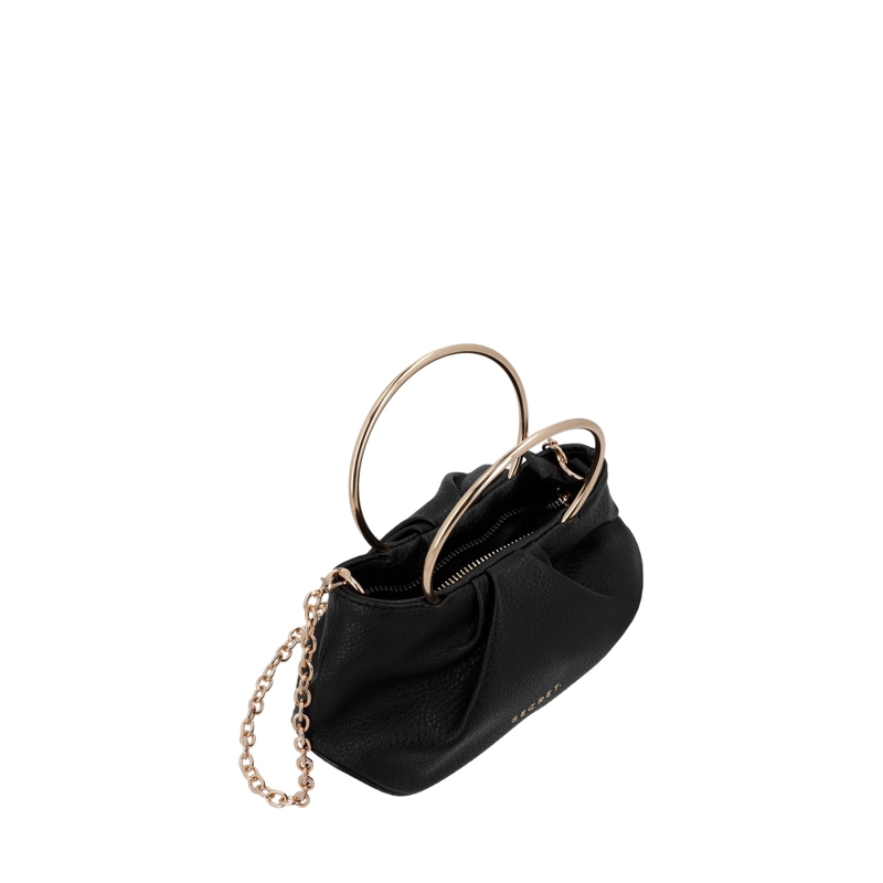 CARTERA DE FIESTA SECRET FETE SC7 MINI NEGRA - 4