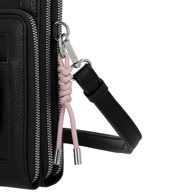 PORTACELULAR DE MUJER SECRET IBIZA SC7 EXTRA GRANDE NEGRO - 6