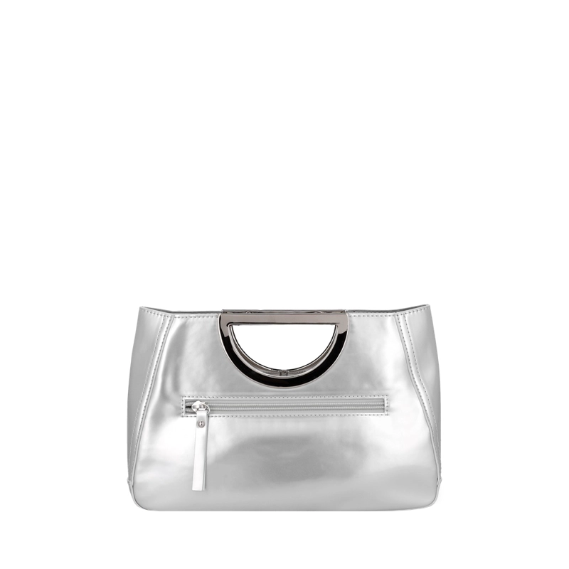 CARTERA DE FIESTA SECRET FETE SC7 MEDIANA PLATEADA - 3