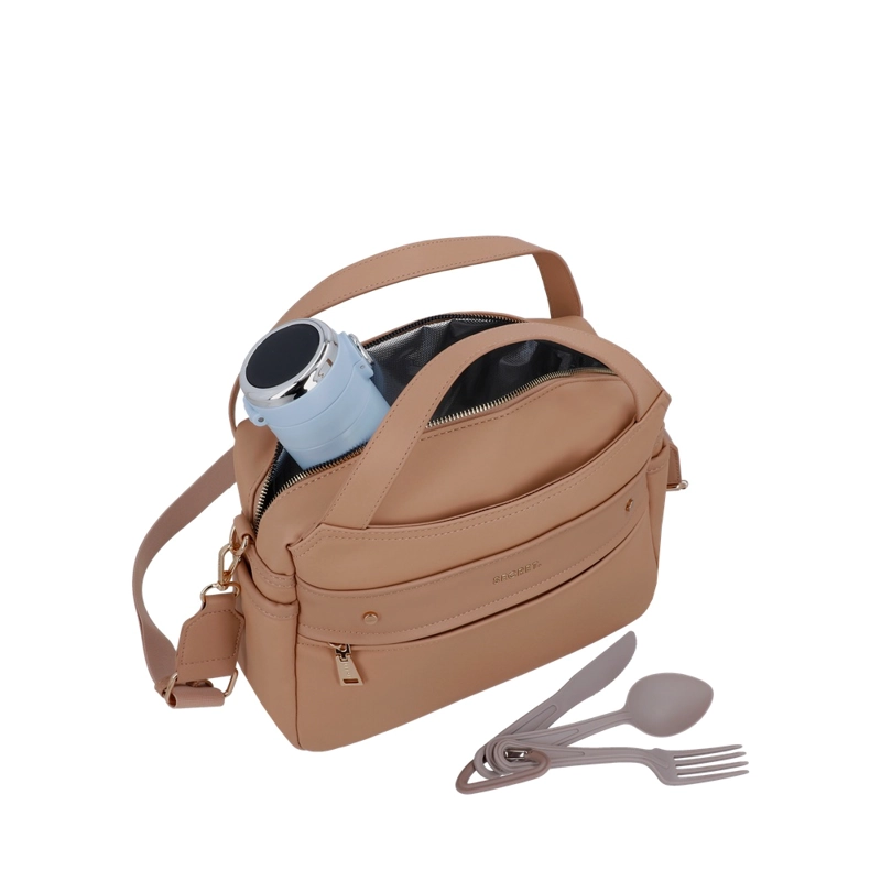 LONCHERA DE MUJER SECRET LONDRES SC7 GRANDE BEIGE - 5