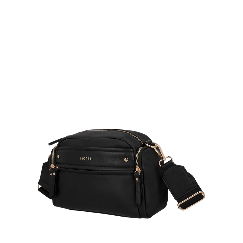 CARTERA BANDOLERA SECRET LONDRES SC7 MEDIANA NEGRA - 2