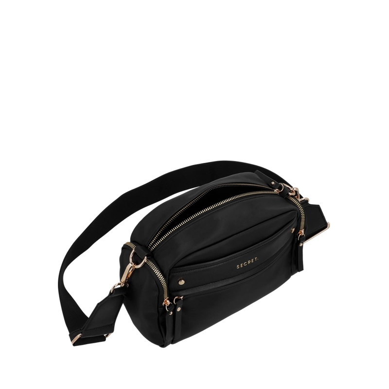 CARTERA BANDOLERA SECRET LONDRES SC7 MEDIANA NEGRA - 4