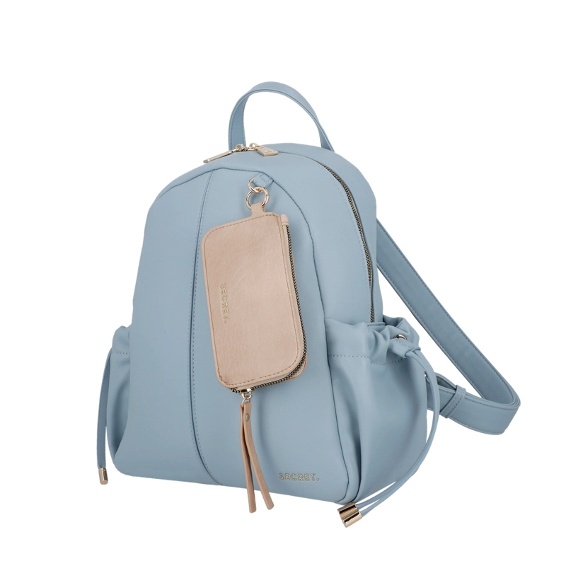 MOCHILA DE MUJER SECRET MALAGA SC7 GRANDE CELESTE - 2