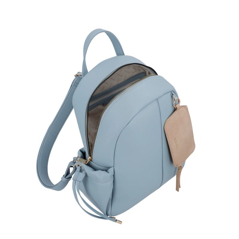 MOCHILA DE MUJER SECRET MALAGA SC7 GRANDE CELESTE - 4