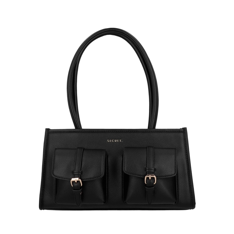 CARTERA DE HOMBRO SECRET PORTUGAL SC7 GRANDE NEGRA - 1