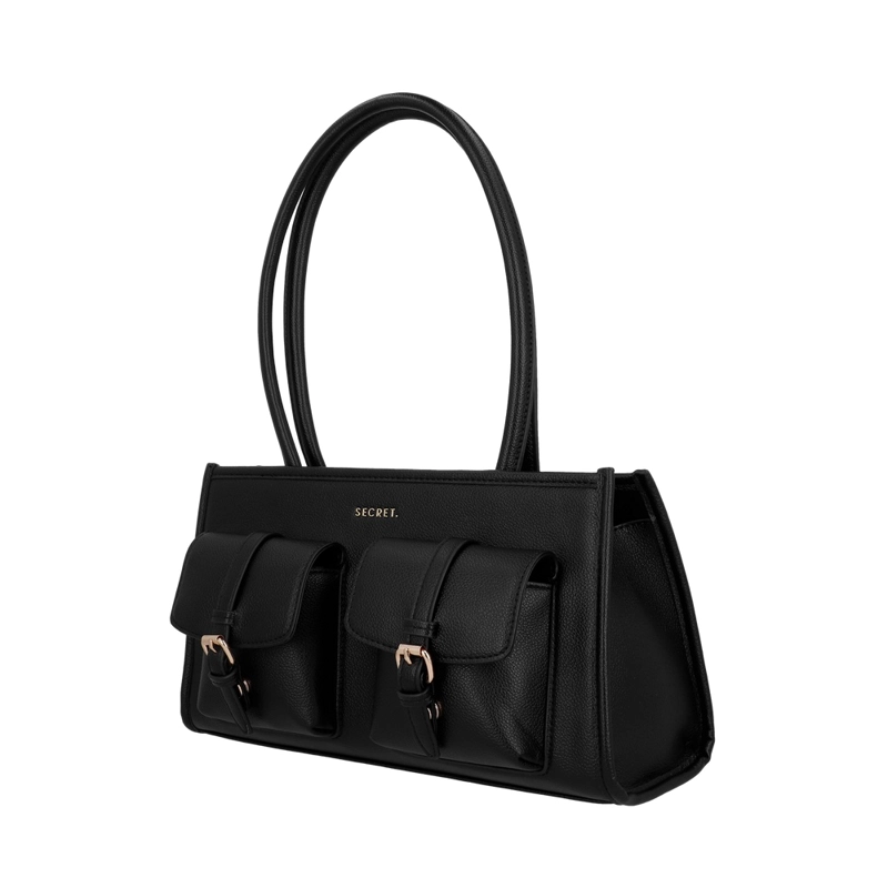 CARTERA DE HOMBRO SECRET PORTUGAL SC7 GRANDE NEGRA - 2
