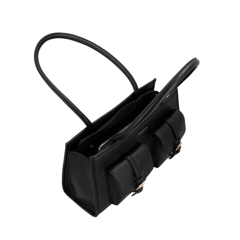 CARTERA DE HOMBRO SECRET PORTUGAL SC7 GRANDE NEGRA - 4