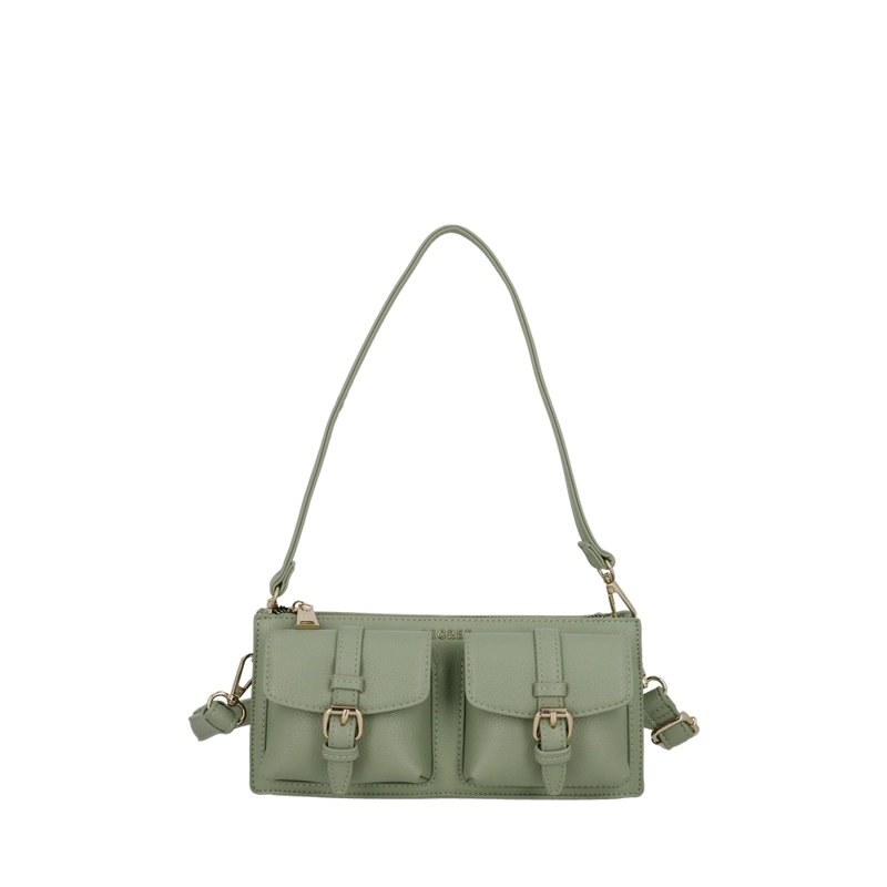 CARTERA BANDOLERA SECRET PORTUGAL SC7 MINI VERDE PASTEL - 1