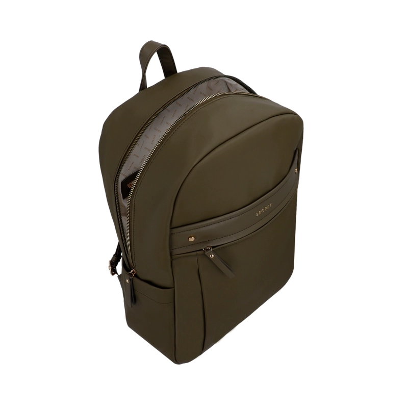 MOCHILA DE MUJER SECRET LONDRES SC7 GRANDE VERDE OLIVA - 3