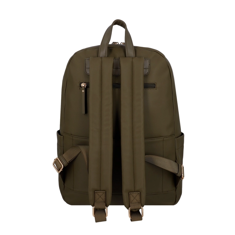 MOCHILA DE MUJER SECRET LONDRES SC7 GRANDE VERDE OLIVA - 4