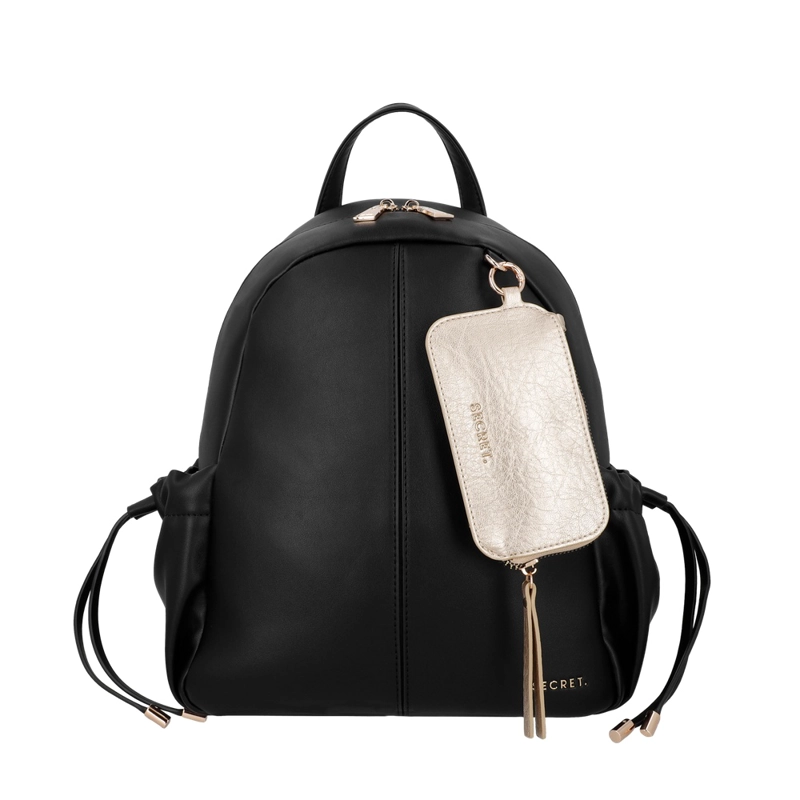 MOCHILA DE MUJER SECRET MALAGA SC7 GRANDE NEGRA - 1