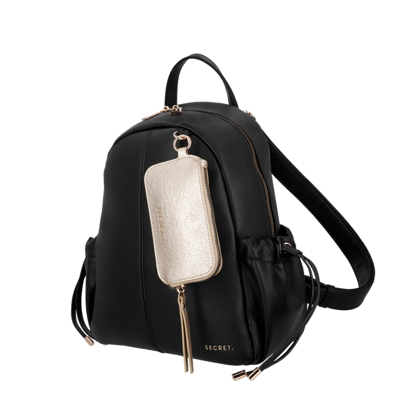 MOCHILA DE MUJER SECRET MALAGA SC7 GRANDE NEGRA - 2