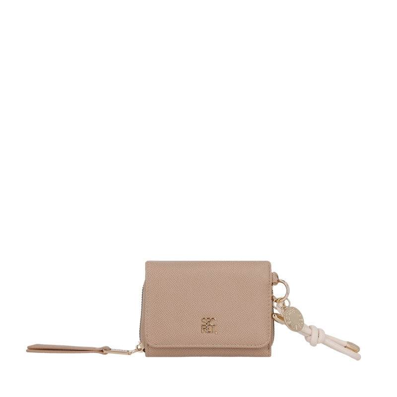 BILLETERA DE MUJER SECRET KANSAS SC7 PEQUEÑA BEIGE - 1