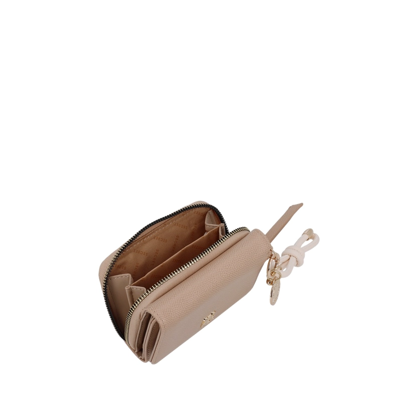BILLETERA DE MUJER SECRET KANSAS SC7 PEQUEÑA BEIGE - 5