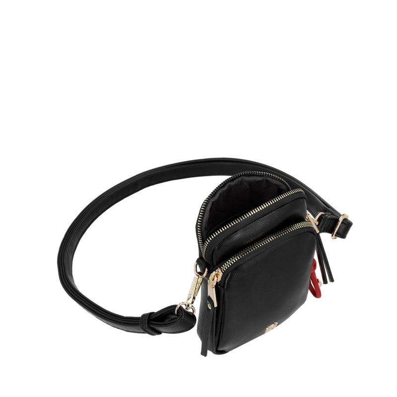 PORTACELULAR DE MUJER SECRET KANSAS SC7 GRANDE NEGRO - 4
