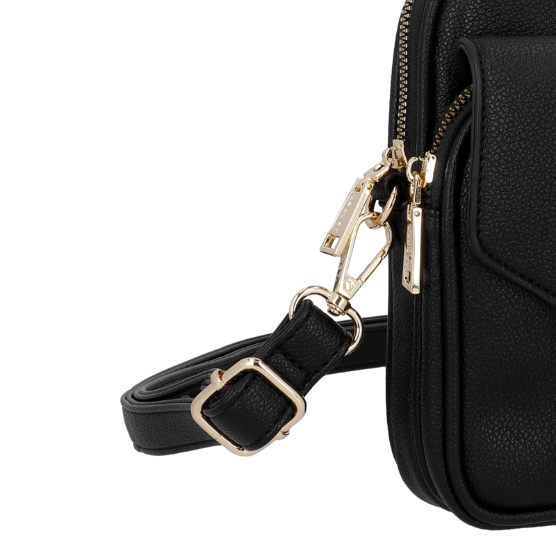 PORTACELULAR DE MUJER SECRET BERGEN SC7 GRANDE NEGRO - 5