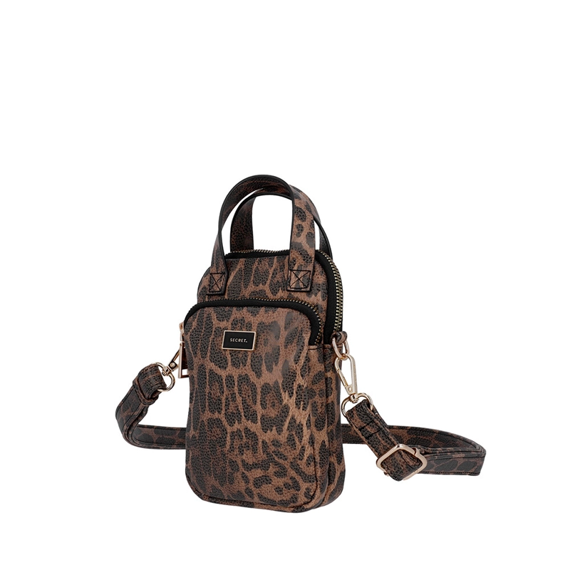 PORTACELULAR DE MUJER SECRET FLORIANA SC7 GRANDE LEOPARDO - 2