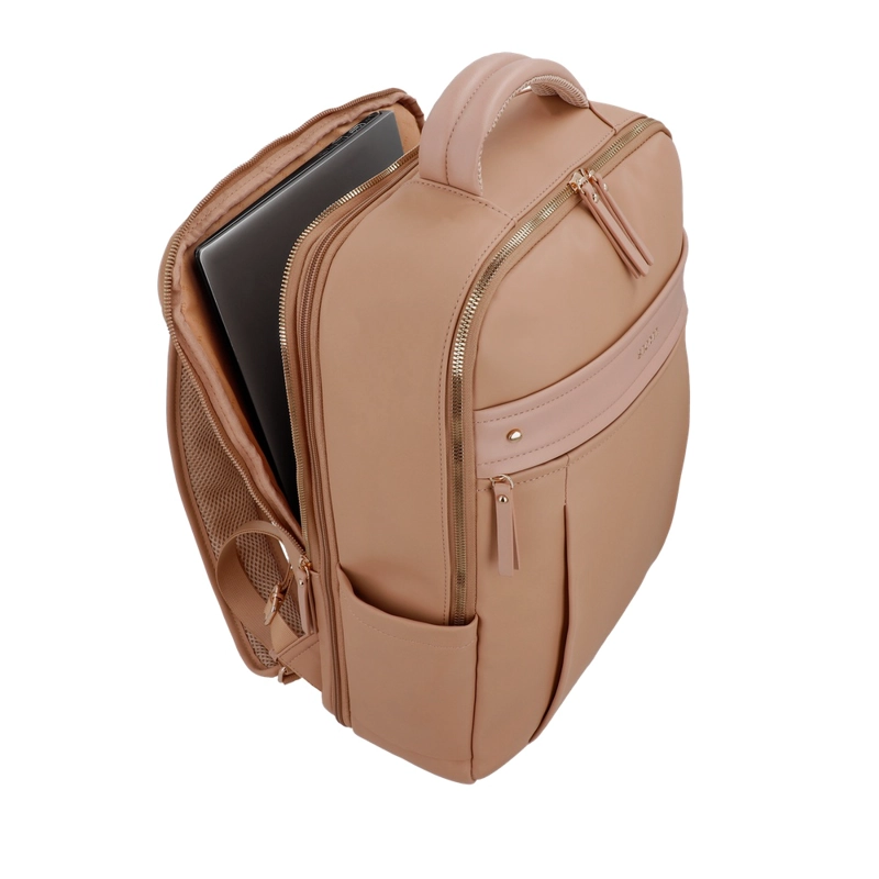 MOCHILA DE VIAJE 16' SECRET LONDRES SC7 EXTRA GRANDE BEIGE - 4