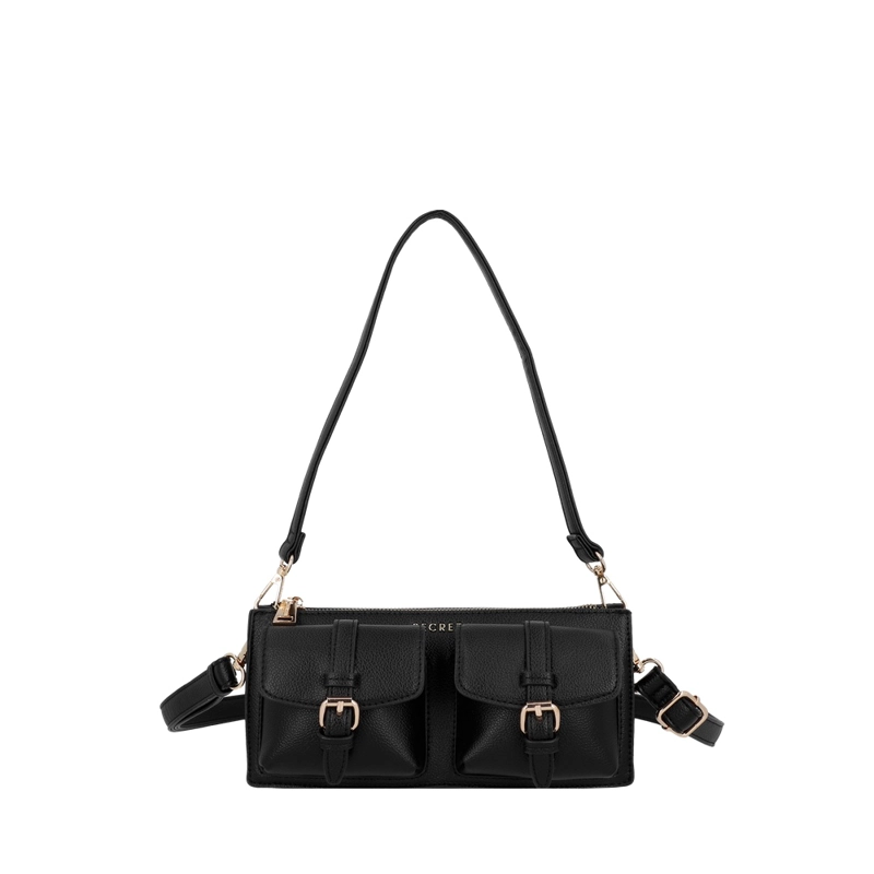 CARTERA BANDOLERA SECRET PORTUGAL SC7 MINI NEGRA - 1