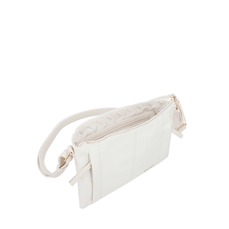 CARTERA BANDOLERA SECRET ALBURY SC7 PEQUEÑA BEIGE - 4